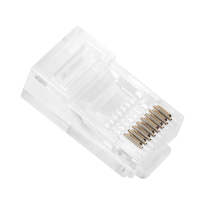 Bote con 100 Piezas de Plug Modular RJ45 Cat5e sin Blindaje, Chapado de Oro a 30 Micras para Durabilidad Extrema imagen 3