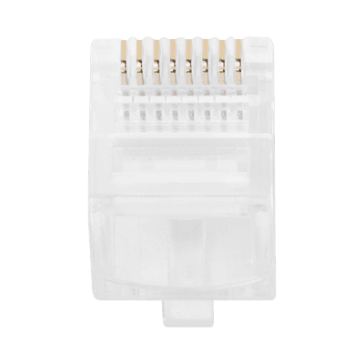 Bote con 100 Plugs Pass Through RJ45 Cat5e sin Blindaje, Chapado de Oro a 30 Micras para Durabilidad Extrema imagen 5