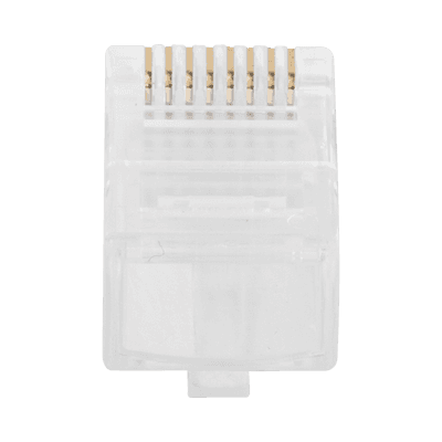 Bote con 100 Plugs Pass Through RJ45 Cat6 sin Blindaje, Chapado de Oro a 30 Micras para Durabilidad Extrema imagen 5