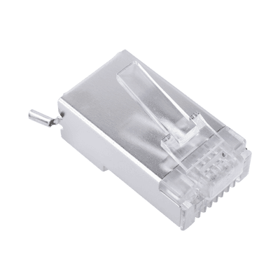 Bote con 100 Piezas de Plug Modular RJ45 Cat6 Blindado con Pin de Tierra, Chapado de Oro a 30 Micras para Durabilidad Extrema imagen 6