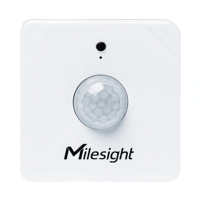 Sensor de Ocupación PIR y Luz LoRaWAN / Detección 120° x 100° / 8 Metros / 1-60000 Lux / Automatización de Iluminación