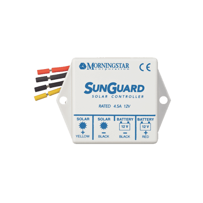 Controlador de Carga Solar PWM SunGuard 4.5 A / 12 VCC / Compensación de Temperatura / 100% Estado Sólido / -40°C a +85°C imagen 2