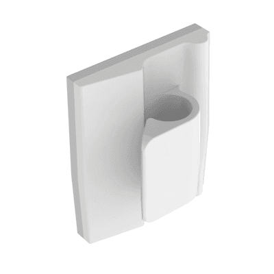 Clip de Nylon 6.6 con Adhesivo, Para Cables de Hasta 9.7 mm de Diámetro, Uso Interior, Color Natural, Paquete de 100pz imagen 4