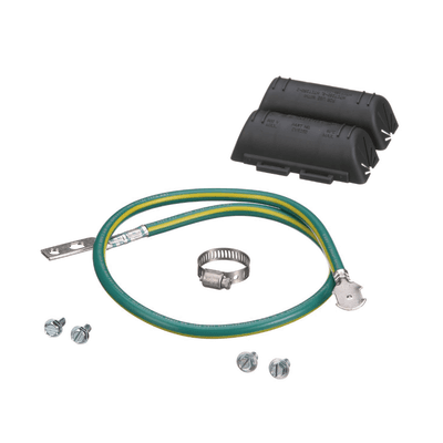 KIT de Tierra Física de Cable Blindado 6 AWG. Color Verde / Amarillo con Terminación en Extremos. imagen 3