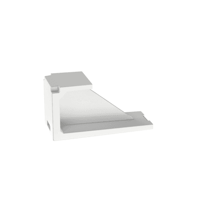 Módulo de Tapa Ciega (Inserto Ciego), Mini-Com, Color Blanco, 1 Pieza imagen 3