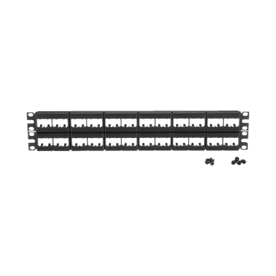 Panel de Parcheo Modular Mini-Com (Sin Conectores), Plano, Sin Blindaje, de 48 Puertos, 2 UR imagen 4