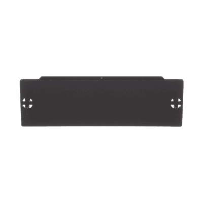 Placa Ciega FAP, Para Reservar Espacio de Uso Futuro en Paneles de Fibra Óptica, Color Negro imagen 2