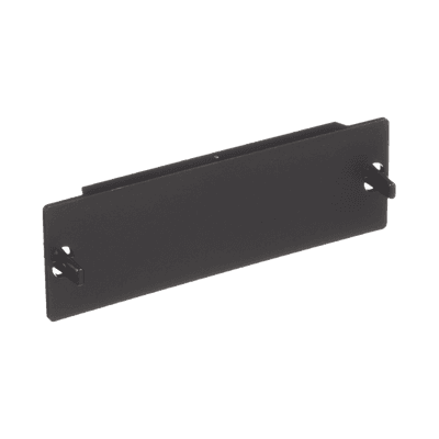 Placa Ciega FAP, Para Reservar Espacio de Uso Futuro en Paneles de Fibra Óptica, Color Negro imagen 3