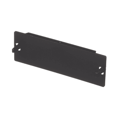 Placa Ciega FAP, Para Reservar Espacio de Uso Futuro en Paneles de Fibra Óptica, Color Negro imagen 4