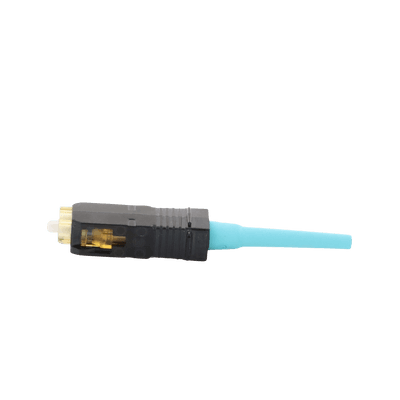 Conector de Fibra Óptica SC Simplex OptiCam, Multimodo 50/125 OM3/OM4, Pre-pulido, Color Aqua imagen 2