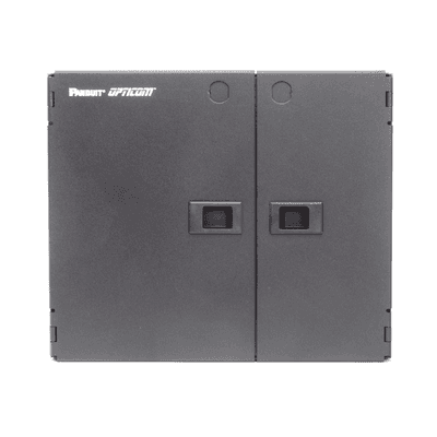 Caja de Conexión de Fibra Óptica, Para Montaje en Pared, Acepta 2 Placas FAP o FMP, Hasta 48 Fibras, Color Negro imagen 5
