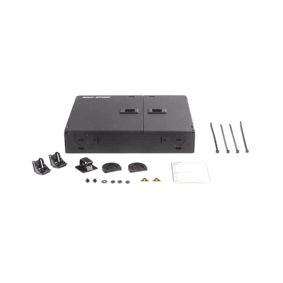 Caja de Conexión de Fibra Óptica, Para Montaje en Pared, Acepta 2 Placas FAP o FMP, Hasta 48 Fibras, Color Negro imagen 9