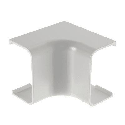 Esquinero interior, para uso con canaleta LD10, material ABS, Color Blanco imagen 2