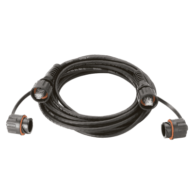 Patch Cord Cat6A IndustrialNet, UTP, Con Plug Industrial y Tapa en Cada Extremo, 1 Metro (3.28 Pies)