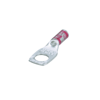 Zapata de compresión LCA8-56-L para cal. 8 Awg, Barreno para tornillo prisionero de 5/16, 1 Pz