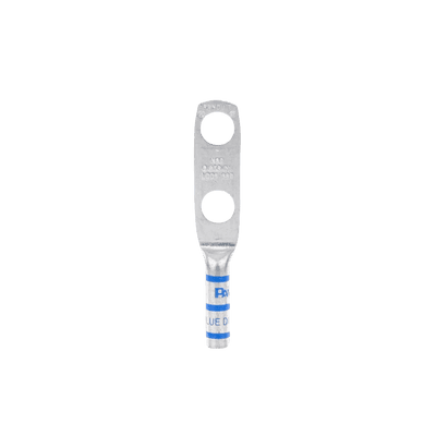Zapata de compresión LCC6-38D-L para cal. 6 Awg, Doble barreno para tornillo prisionero de 3/8, Espaciado de orificio 25.4mm, 1 Pz imagen 5