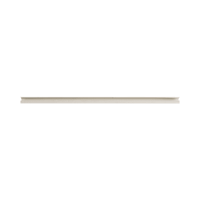 Canaleta LD5 de PVC rígido, con cinta adhesiva para instalación sin herramientas, 26 x 15 x 1828.8 mm, Color Blanco Mate imagen 2