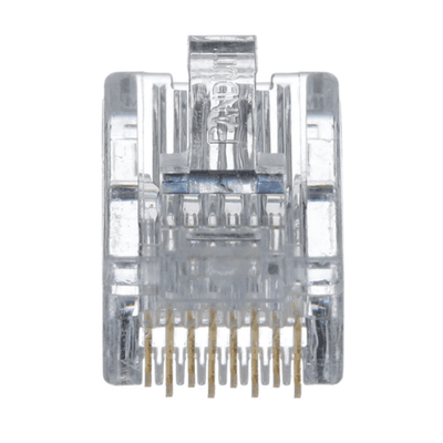 Plug RJ45 Cat5e, Para Cable UTP de Calibres 24-26 AWG, Chapado en Oro de 50 Micras, Paquete de 100 Piezas imagen 2