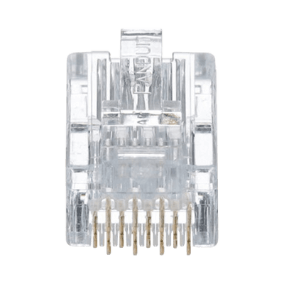 Plug RJ45 Cat5e, Para Cable UTP de Calibres 24-26 AWG, Chapado en Oro de 50 Micras, Paquete de 50 Piezas imagen 2