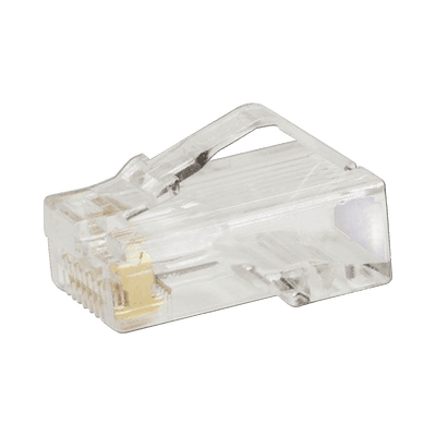 Plug RJ45 Cat5e, Para Cable UTP de Calibres 24-26 AWG, Chapado en Oro de 50 Micras, Paquete de 50 Piezas imagen 5