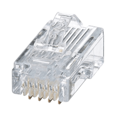 Plug RJ45 Cat5e, Para Cable UTP de Calibres 24-26 AWG, Chapado en Oro de 50 Micras, Paquete de 50 Piezas imagen 6