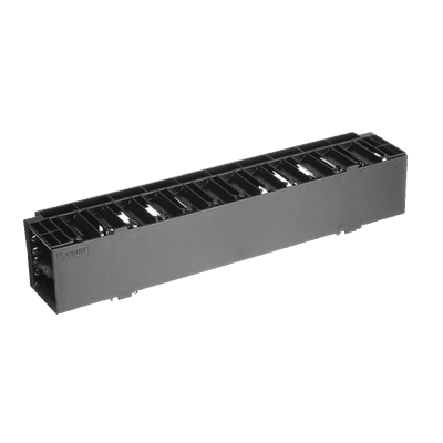 Organizador de Cables Horizontal NetManager, Sencillo (Solo Frontal), Para Rack de 19in, 2UR imagen 2