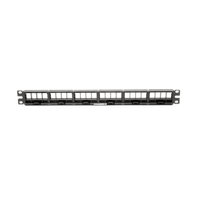 Panel de Parcheo Modular Keystone (Sin Conectores), de 24 Puertos, Espacio Para Identificación con Etiqueta Adhesiva, 1UR imagen 5