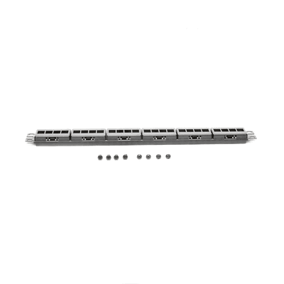 Panel de Parcheo Modular Keystone (Sin Conectores), de 24 Puertos, Espacio Para Identificación con Etiqueta Adhesiva, 1UR imagen 6