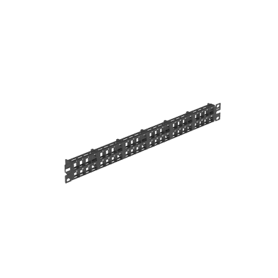 Panel de Parcheo Modular de Alta Densidad, Keystone (Sin Conectores), Identificación con Etiqueta Adhesiva, de 48 Puertos en 1 UR imagen 4
