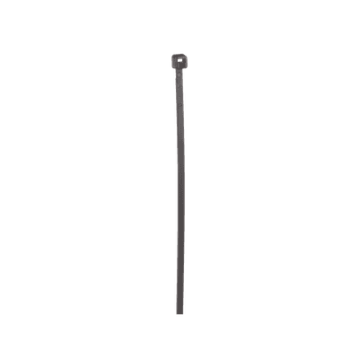 Cincho de Nylon 6.6 de Bloqueo, 203 mm largo x 2.5mm ancho, Color Negro, Exterior Resistente a Rayos UV, Paquete de 100pz imagen 2