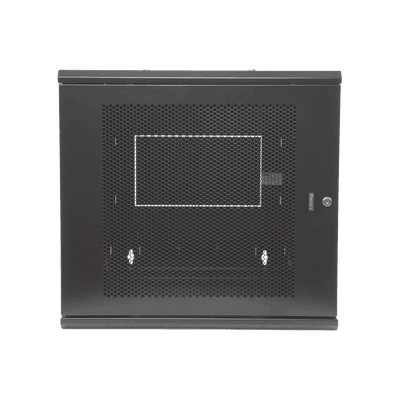 Gabinete PanZone de Montaje en Pared, de 19in, Puerta Ventilada, 12 UR, 635mm de Profundidad, Color Negro imagen 2