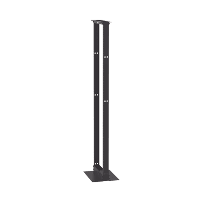 Rack de Dos Postes Estándar de 19 in, Rieles Numerados y Roscados #12-24, Fabricado en Aluminio, 45 Unidades de Rack, Color Negro imagen 3