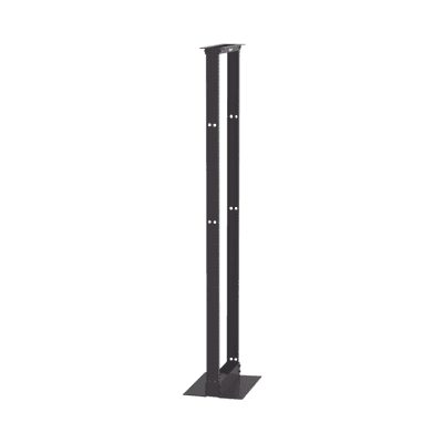 Rack de Dos Postes Estándar de 19 in, Rieles Numerados y Roscados #12-24, Fabricado en Aluminio, 45 Unidades de Rack, Color Negro imagen 4