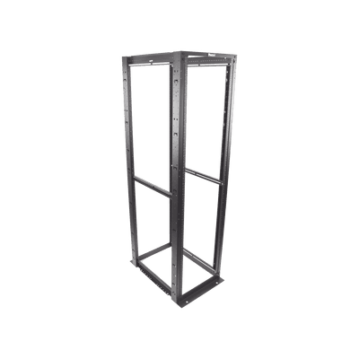 Rack de Cuatro Postes Estándar de 19", Rieles Numerados y Roscados #12-24, Profundidad Máxima de 30 in, 45 Unidades de Rack, Color Negro imagen 5
