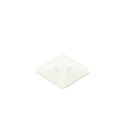 Montaje-Sujetador Adhesivo STRONGHOLD de 4 Vías de 1" x 1" x 1/4", Color Natural,  Nylon 6.6 Retardante de Llamas V-2, Paquete de 100pz imagen 4