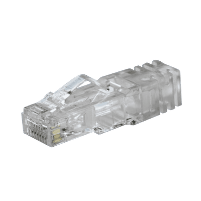 Plug RJ45 Cat6 de 5 Piezas, Para Cable UTP de Calibre 23-24 AWG, Chapado en Oro de 50 Micras, Paquete de 100 Piezas imagen 5
