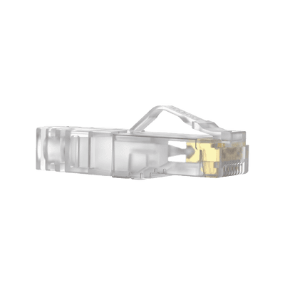 Plug RJ45 Cat6A, Para Cable UTP de Calibre 23-24 AWG, Chapado en Oro de 50 Micras, Paquete de 100 Piezas imagen 4