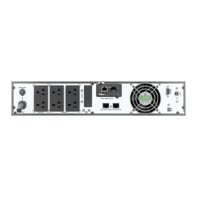 UPS SmartZone de 2000 VA/2000 W, Online Doble Conversión, Entrada 120 Vca NEMA 5-20P, Onda Senoidal Pura, 2 UR, Con 6 Tomas NEMA 5-20R, Incluye Tarjeta de Red y Kit de Rieles imagen 4