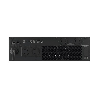 UPS SmartZone de 5000 VA/5000 W, Online Doble Conversión, Entrada 208/240 Vca NEMA L6-30P, Onda Senoidal Pura, 6 UR, Con 4 Tomas NEMA L6-30R, Incluye Tarjeta de Red y Kit de Rieles imagen 4