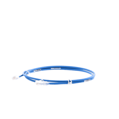 Cable de Parcheo UTP Cat6A, CM/LSZH, Diámetro Reducido (28AWG), Color Azul, 1.52 Metros (5 Pies) imagen 2