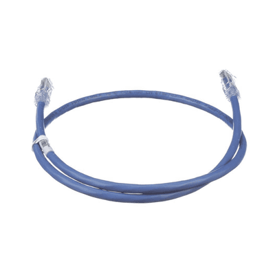 Cable de Parcheo UTP, Cat6A, 24 AWG, CM, Color Azul, 0.3 Metros (1 Pie) imagen 4