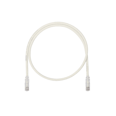 Cable de Parcheo UTP, Cat6A, 24 AWG, CM, Color Blanco, 0.91 Metros (3 Pies)