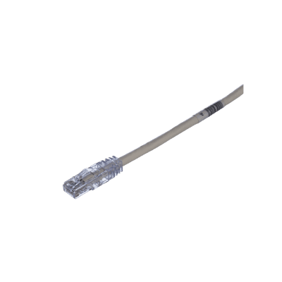 Cable de Parcheo TX6, UTP Cat6, 24 AWG, CM, Color Blanco, 0.3 Metros (1 Pie)