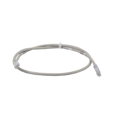 Cable de Parcheo TX6, UTP Cat6, 24 AWG, CM, Color Gris, 0.91 Metros (3 Pies)