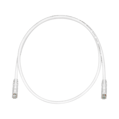 Cable de Parcheo TX6, UTP Cat6, 24 AWG, CM, Color Blanco Mate, 1.52 Metros (5 Pies)