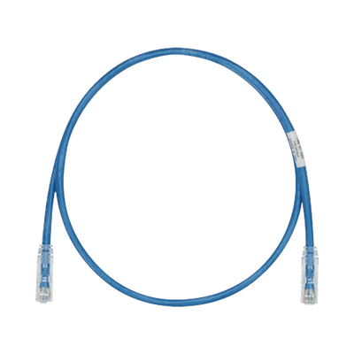 Cable de Parcheo TX6, UTP Cat6, 24 AWG, CM, Color Azul, 2.13 Metros (7 Pies)