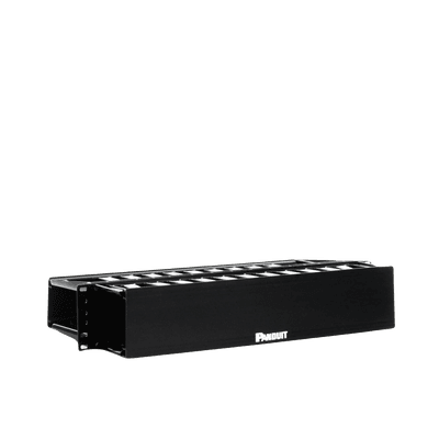 Organizador de Cables Horizontal PatchLink, Doble (Frontal y Posterior), Para Rack de 19in, 2UR imagen 4