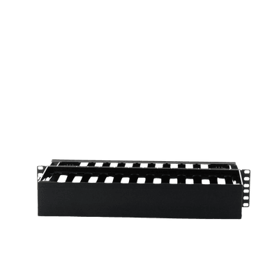 Organizador de Cables Horizontal PatchLink, Doble (Frontal y Posterior), Para Rack de 19in, 2UR imagen 5