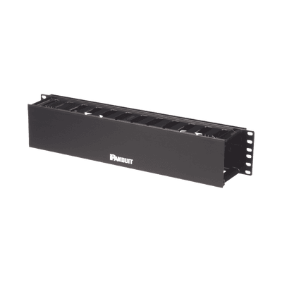 Organizador de Cables Horizontal PatchLink, Sencillo (Solo Frontal), Para Rack de 19in, 2UR imagen 2