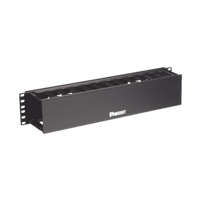 Organizador de Cables Horizontal PatchLink, Sencillo (Solo Frontal), Para Rack de 19in, 2UR imagen 4